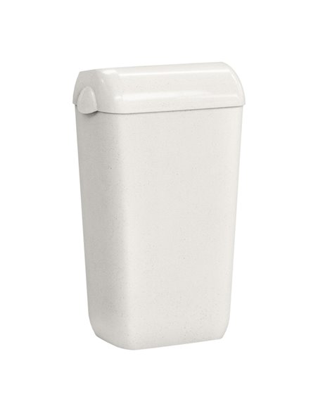 Cestino gettacarte con coperchio 23 L bianco Woodplastic A740N1WD MAR PLAST PATTUMIERE E BIDONI