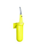 Portascopino da parete per bagno Skin giallo fluo A92901FAB