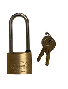 Lucchetto ad arco lungo 40mm acciaio cromato Metalplus PT2780B METALPLUS PORTACHIAVI-LUCCHETTI