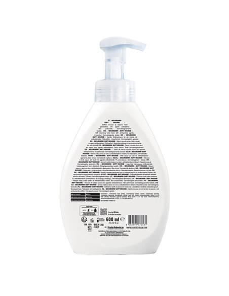 Sapone in mousse 600ml con antibatterico Securgerm Sanitec 1029 Sanitec SAPONI E PASTE LAVAMANI