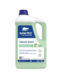 Crema di sapone Luxor Green Aloe 5Lt Sanitec 1081