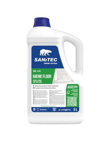 Detergente Igienic Floor menta e limone 5Lt Sanitec 1410