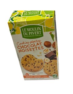 Confezione da 175gr cookies cioccolato e nocciola - Le moulin du privert 0827759 Le moulin du privert SNACK DOLCI-SALATI
