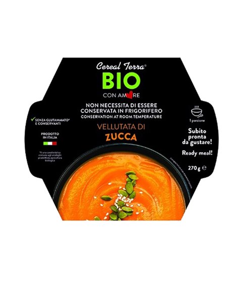Vellutata di zucca in confezione da 300gr - Cereal Terra 0043177 Cereal Terra SNACK DOLCI-SALATI