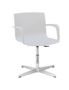 Seduta attesa Melissa MEGP bianco con braccioli inclusi MEGP/BI