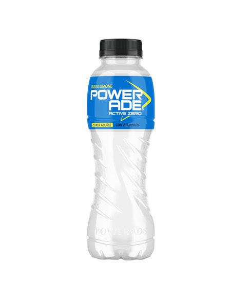 Powerade bottiglia 500ml gusto Active Zero Lemon CCPAZ Coca-cola company BEVANDE