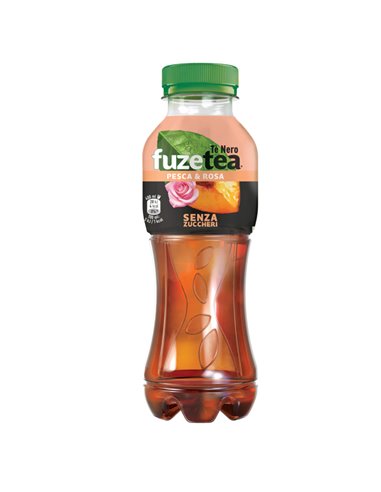 Fuze Tea bottiglia 400ml gusto Pesca Zero COFPZ4 Coca-cola company BEVANDE