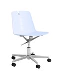 Seduta home/office Mindy MNGP celeste senza braccioli MNGP/HO-BI