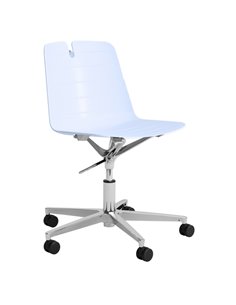 Seduta home/office Mindy MNGP celeste senza braccioli MNGP/HO-BI