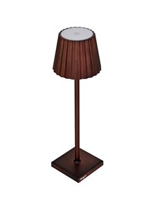 Lampada da tavolo a LED in alluminio e PMMA ruggine L1776621