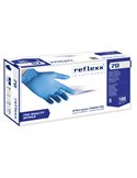 Conf 100 Guanti In Nitrile R70 tg S Senza Polvere azzurro Reflexx R70/S(7)