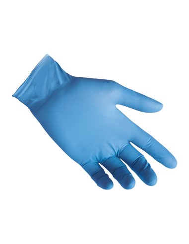Conf 100 Guanti In Nitrile R70 tg S Senza Polvere azzurro Reflexx R70/S(7) Reflexx GUANTI DI PROTEZIONE