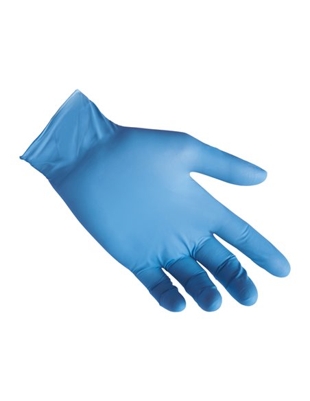 Conf 100 Guanti In Nitrile R70 tg S Senza Polvere azzurro Reflexx R70/S(7) Reflexx GUANTI DI PROTEZIONE