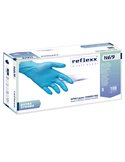 Conf 100 Guanti In Nitrile N69 taglia S azzurri EXTRAstrong Reflexx N69/S(7)