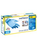Conf 100 Guanti In Nitrile R72 taglia S azzurri foodline Reflexx R72/S(7)