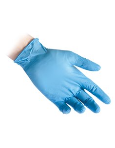Conf 100 Guanti In Nitrile R72 taglia S azzurri foodline Reflexx R72/S(7) Reflexx GUANTI DI PROTEZIONE 2