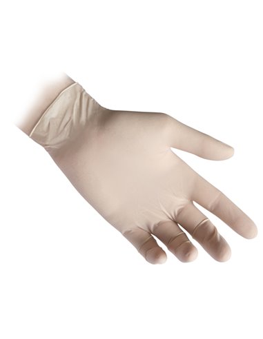 Conf 100 Guanti In lattice s/polvere R46 taglia S bianchi Reflexx R46/S(7) Reflexx GUANTI DI PROTEZIONE