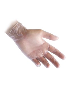 Conf 100 Guanti In vinile s/polvere R36 taglia XL bianchi Reflexx R36/XL(10) Reflexx GUANTI DI PROTEZIONE 2