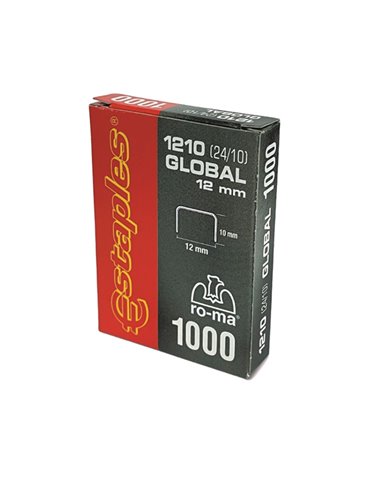 SCATOLA 1000 PUNTI €STAPLESS GLOBAL 1210 (24/10) RO-MA 1003611