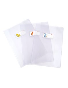 Copriquaderno Superseta PVC goffrato neutro A5 c/alette e portanome Ri.Plast 32617021