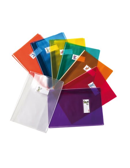 Coprimaxi Cristallo 14 PVC neutro A4 c/alette e portanome Ri.Plast 30714111.30 Colorosa COPRILIBRO-COPRIMAXI