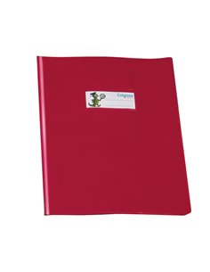 Copriquaderno PVC lucido coprente GreenLine A5 c/alette rosso RiPlast 34618042 Colorosa COPRILIBRO-COPRIMAXI