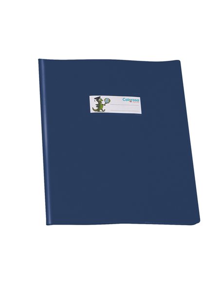 Copriquaderno PVC lucido coprente GreenLine A5 c/alette blu RiPlast 34618043 Colorosa COPRILIBRO-COPRIMAXI
