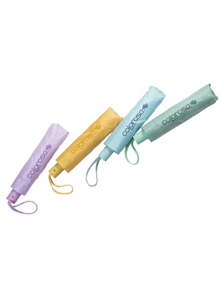 Mini ombrello automatico colori assortiti Colorosa Pastel RiPlast 3601OB Colorosa BORSE-CARTELLE-VALIGIE