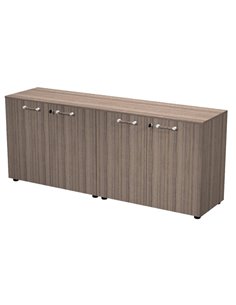 Coppia mobili bassi con ante ELEGANCE 180x45,3x75Hcm Noce Toscano 230C-62-67/N ARTEXPORT ARMADI E MOBILI CONTENITORE