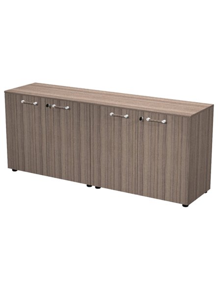 Coppia mobili bassi con ante ELEGANCE 180x45,3x75Hcm Noce Toscano 230C-62-67/N ARTEXPORT ARMADI E MOBILI CONTENITORE