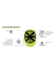 Elmetto da Cantiere DIAMOND VI WIND giallo Deltaplus DIAM6WTRJAFL DELTAPLUS DPI PER TESTA E UDITO 2