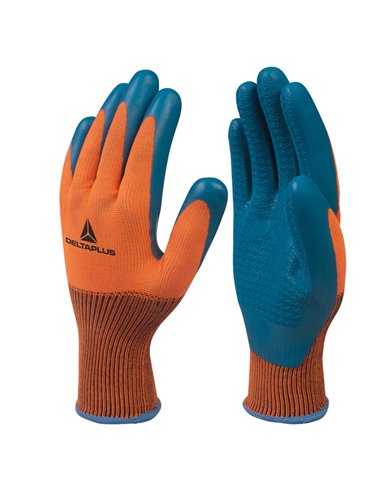 Coppia di guanti da lavoro VE733 tg 07 Deltaplus VE733OR07 DELTAPLUS GUANTI DI PROTEZIONE