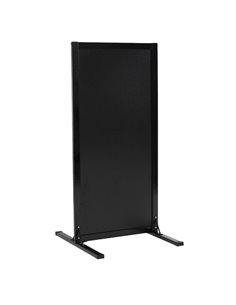 Lavagna Stand da terra Woody 117x56x60cm nero Securit SBST-BL-120 2