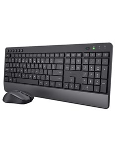 Set tastiera wireless + mouse wireless ultrasilenziosa Trezo - Trust 24530 TRUST TASTIERE E MOUSE
