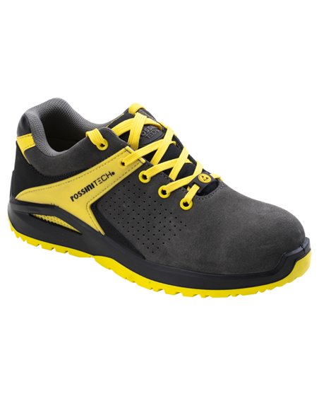 Calzatura di sicurezza S1P Kandhar grigio/giallo N°40 Rossini SSRC404-40
