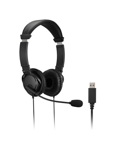 Cuffie Stereo con microfono e controllo del volume conness.USB-A -- Kensington K33065WW KENSINGTON ALTOPARLANTI-MICROFONI-CUFFIE