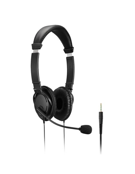 Cuffie Stereo con microfono e controllo del volume conness. 3.5mm-- Kensington K33597WW KENSINGTON ALTOPARLANTI-MICROFONI-CUFFIE