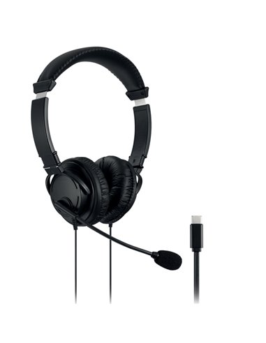 Cuffie USB ad alta fedeltA' con microfono conn. USB-C-Kensington K97457WW KENSINGTON ALTOPARLANTI-MICROFONI-CUFFIE