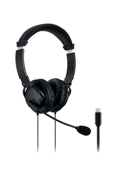 Cuffie USB ad alta fedeltA' con microfono conn. USB-C-Kensington K97457WW KENSINGTON ALTOPARLANTI-MICROFONI-CUFFIE