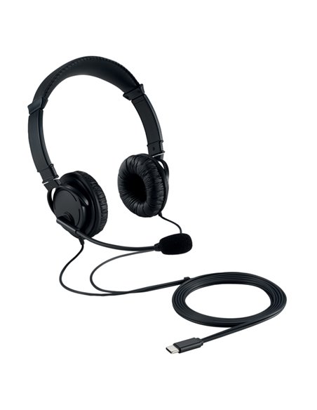 Cuffie USB ad alta fedeltA' con microfono conn. USB-C-Kensington K97457WW KENSINGTON ALTOPARLANTI-MICROFONI-CUFFIE