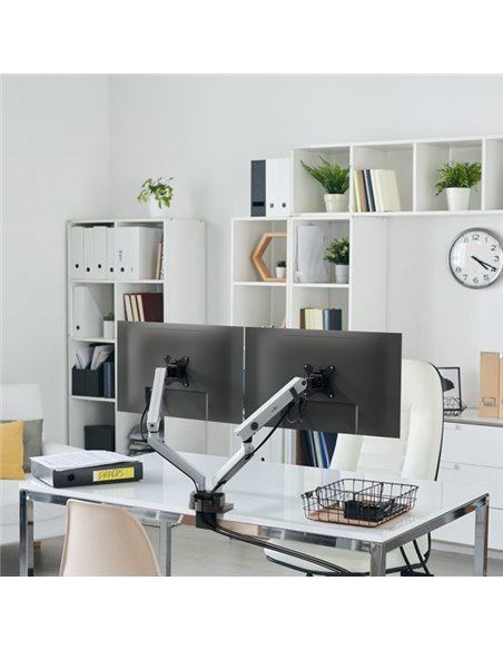 Braccio porta monitor SELECT PLUS per 2 monitor 5097-23 Durable 5097-23