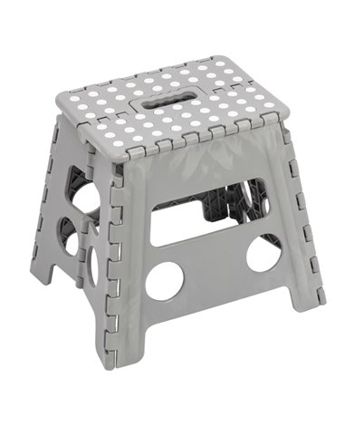Sgabello Clic Clac alto grigio 30x22x32cm S1407117/G King Collection SCALE E TRABATTELLI