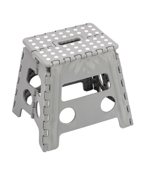 Sgabello Clic Clac alto grigio 30x22x32cm S1407117/G King Collection SCALE E TRABATTELLI