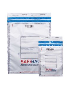 100 Sacchetti di sicurezza bianchi Safe Bag per corrieri C3 32,1x47+4cm 68284 Bong Packaging BUSTE ANTISTRAPPO 2