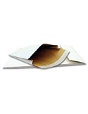 100 Sacchetti bianchi a tre strati con soffietto Soft Pack B4 25x35,3x5cm 14023