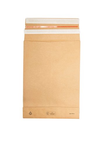 250 Sacchetti a fondo quadro E-Green carta kraft avana B4 25x35x5+10cm 69113