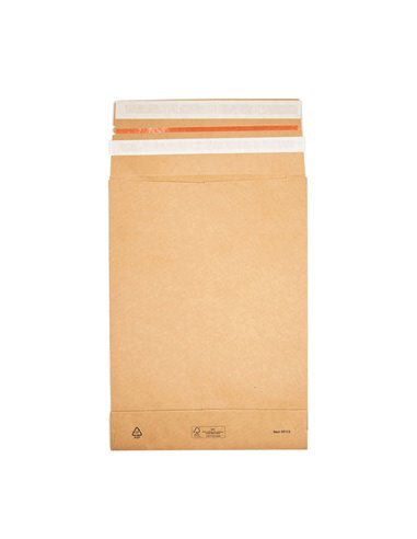 200 Sacchetti a fondo quadro E-Green carta kraft avana C3 35x45x12+10cm 69114