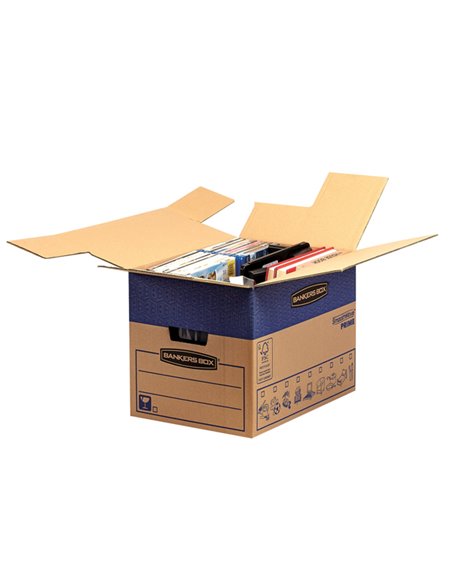 Scatola per traslochi Smooth Move Prime 37,5 lt 6205201 BANKERS BOX SCATOLE E TUBI PER SPEDIZIONE