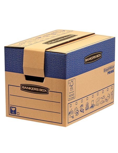 Scatola per traslochi Smooth Move Prime 37,5 lt 6205201 BANKERS BOX SCATOLE E TUBI PER SPEDIZIONE