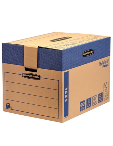 Scatola per traslochi Smooth Move Prime 127 lt 6205401 BANKERS BOX SCATOLE E TUBI PER SPEDIZIONE